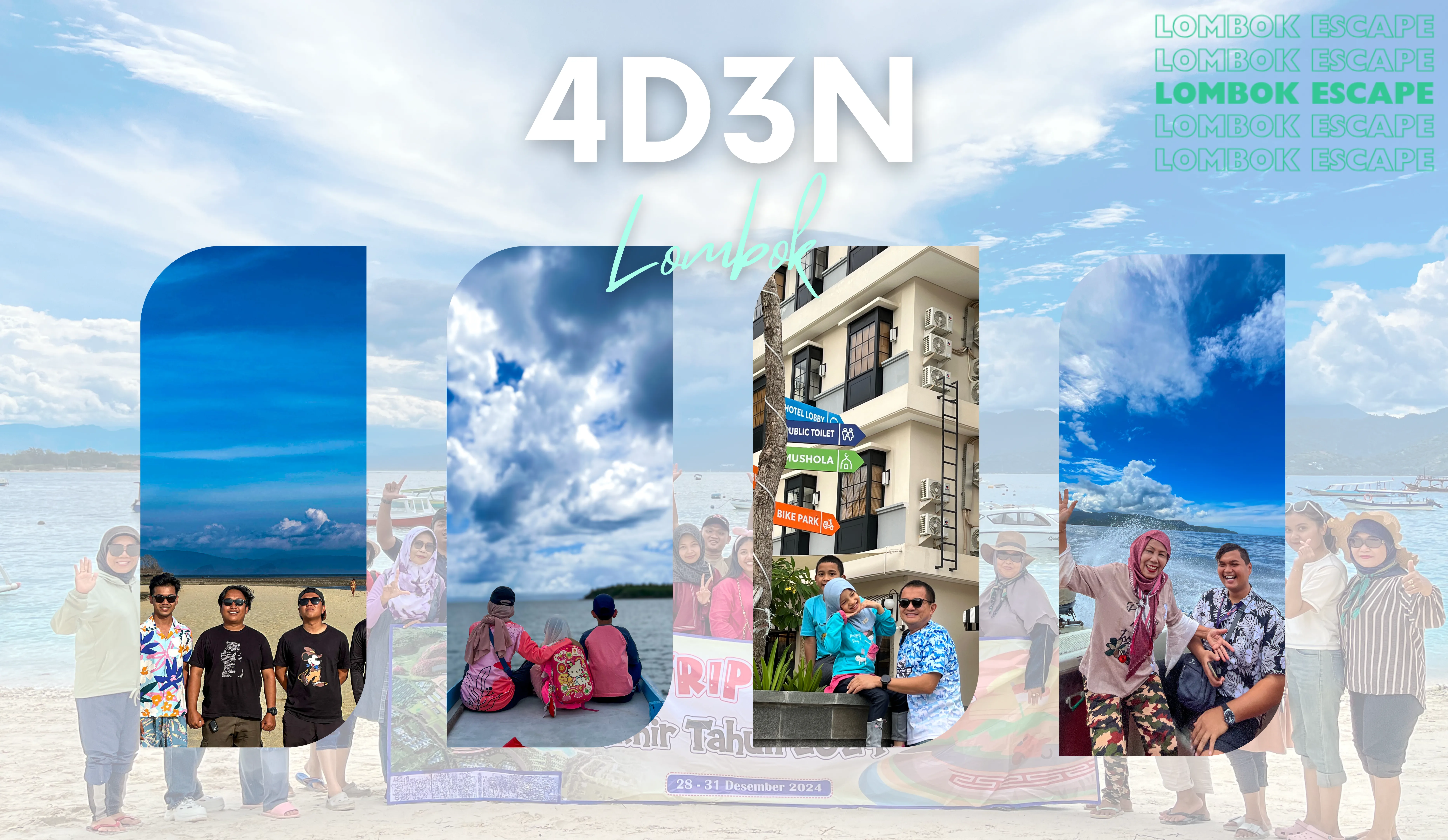 Paket tour lombok 4 hari 3 malam